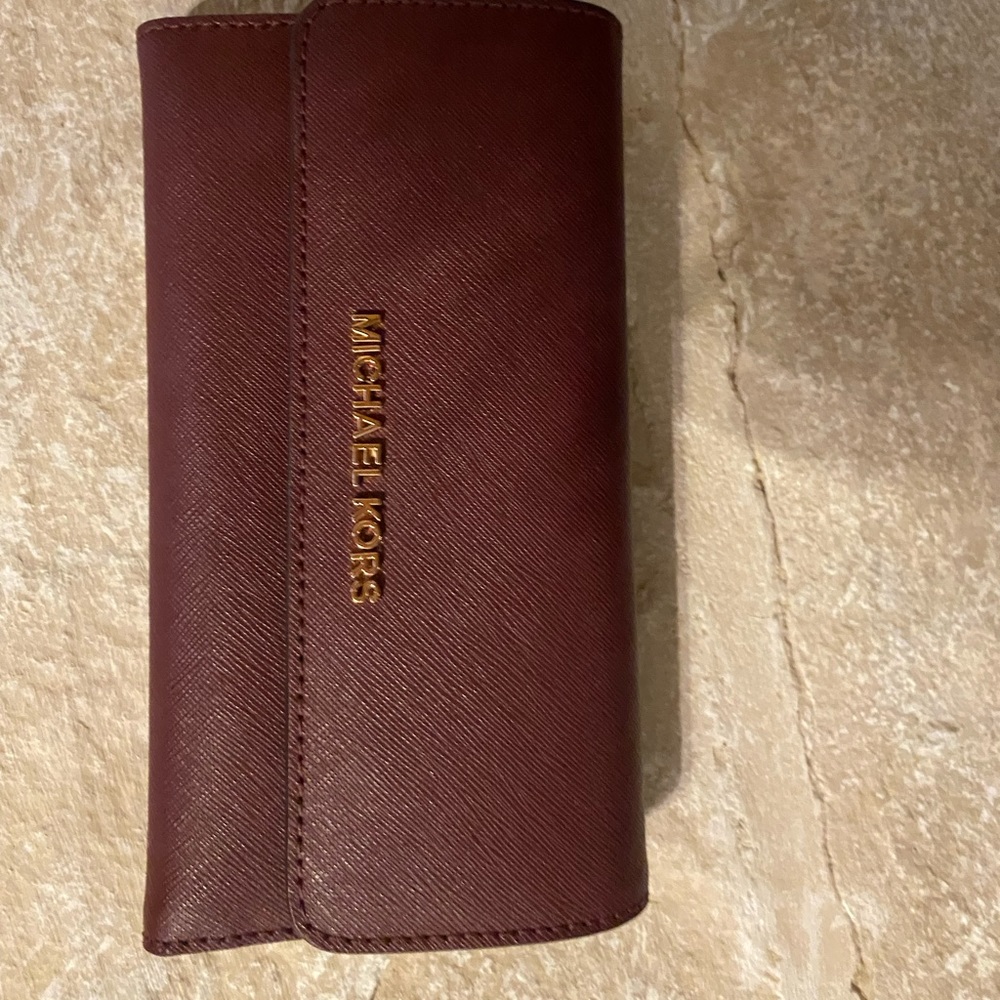 Michael Kors tri fold wallet